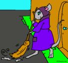 Dibujo La ratita presumida 1 pintado por yulisa