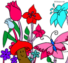 Dibujo Fauna y flora pintado por antonella