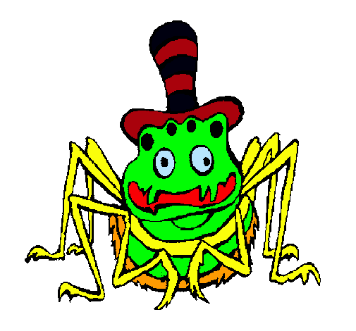 Araña con sombrero