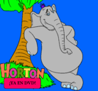 Dibujo Horton pintado por pify