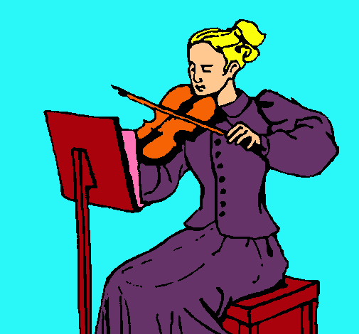 Dama violinista