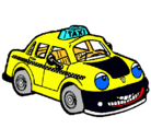 Dibujo Herbie Taxista pintado por taxo