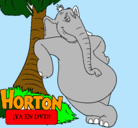 Dibujo Horton pintado por simonsarmiento