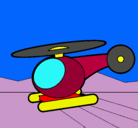 Dibujo Helicóptero pequeño pintado por mario
