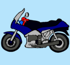 Dibujo Motocicleta pintado por juan