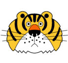 Dibujo Tigre III pintado por fabo