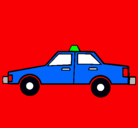 Dibujo Taxi pintado por jorje