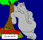 Dibujo Horton pintado por Nicolas