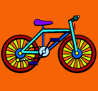 Dibujo Bicicleta pintado por santi