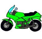 Dibujo Motocicleta pintado por alexis