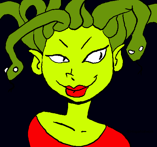 Mujer medusa