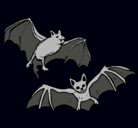 Dibujo Un par de murciélagos pintado por yaizasotres