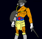 Dibujo Gladiador pintado por niko.m