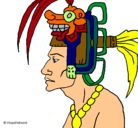 Dibujo Jefe de la tribu pintado por valencita