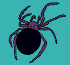 Dibujo Araña venenosa pintado por aaron