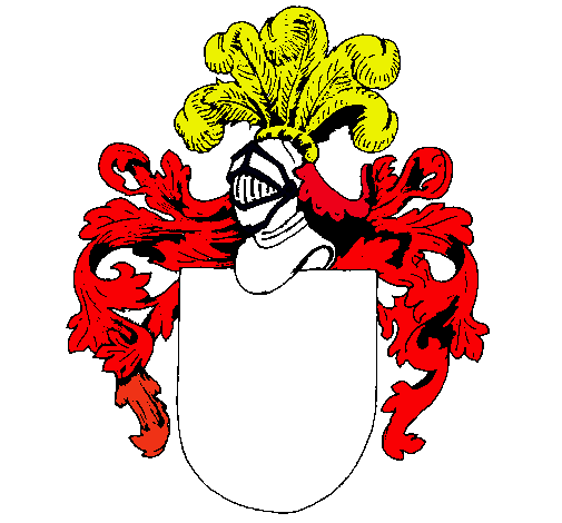 Escudo de armas y casco