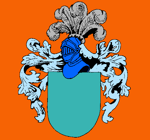 Escudo de armas y casco