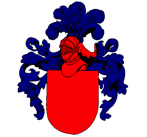 Escudo de armas y casco