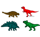 Dibujo Dinosaurios de tierra pintado por valtyrurui