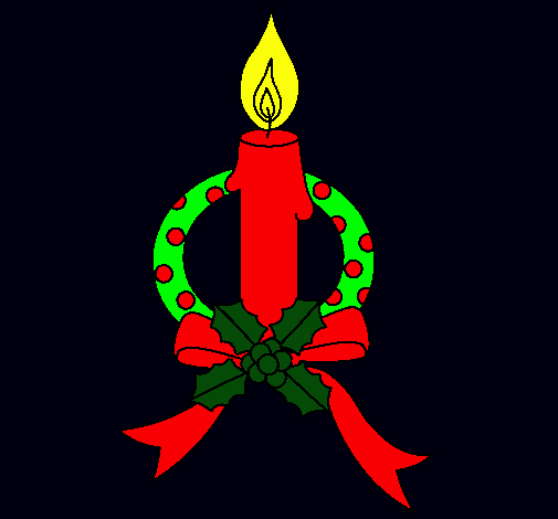 Vela de navidad III