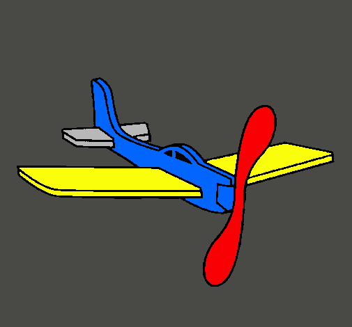 Avión de cartón