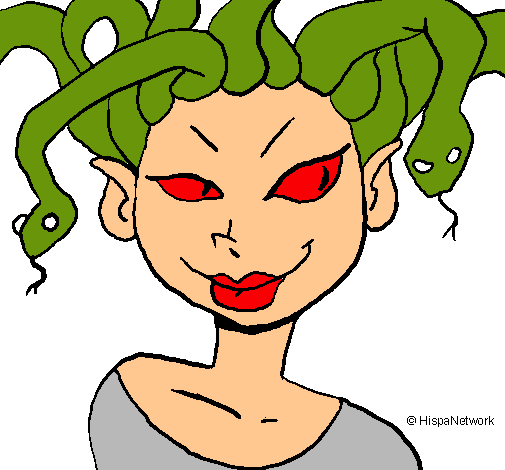 Mujer medusa