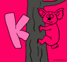 Dibujo Koala pintado por katy
