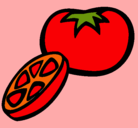 Dibujo Tomate pintado por jaime