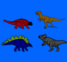 Dibujo Dinosaurios de tierra pintado por ARESYAEL