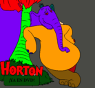 Dibujo Horton pintado por Amaury