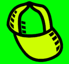 Dibujo Gorra de béisbol pintado por yhyg