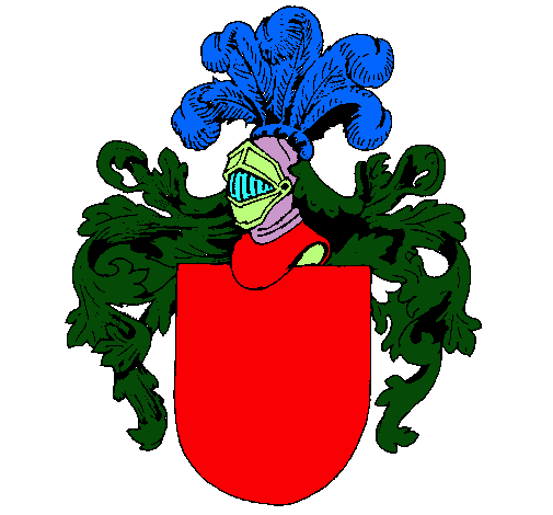 Escudo de armas y casco