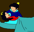 Dibujo La princesa durmiente y el príncipe pintado por 2685988
