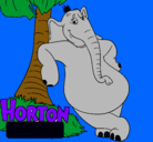 Dibujo Horton pintado por Thalia