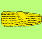 Dibujo Mazorca de maíz pintado por Marga