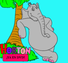 Dibujo Horton pintado por NAZA