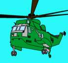 Dibujo Helicóptero al rescate pintado por natanael