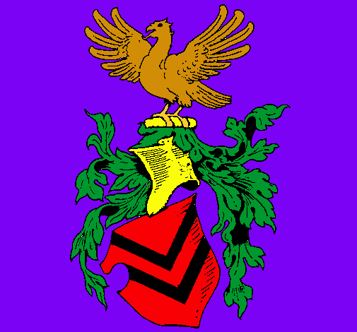 Escudo de armas y aguila 