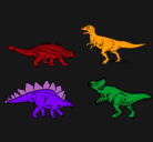Dibujo Dinosaurios de tierra pintado por ljj