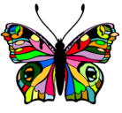 Dibujo Mariposa  pintado por nancy
