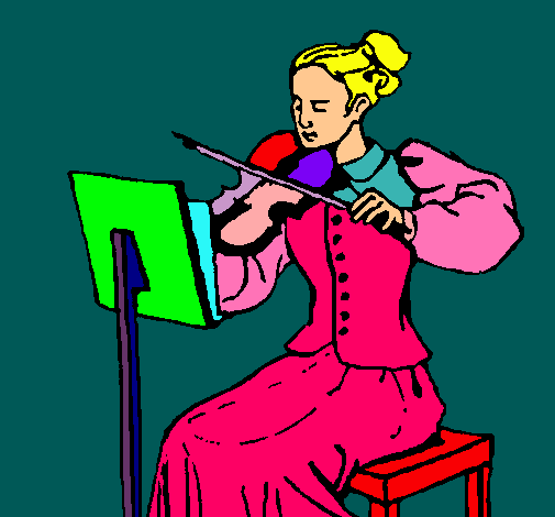 Dama violinista