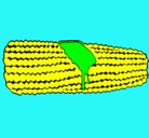 Dibujo Mazorca de maíz pintado por CANDELARIA