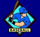 Dibujo Logo de béisbol pintado por diego111