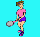 Dibujo Chica tenista pintado por MARLENES.S