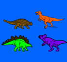 Dibujo Dinosaurios de tierra pintado por joseantonio