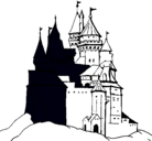Dibujo Castillo medieval pintado por 20002