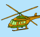 Dibujo Helicóptero  pintado por PAULINA