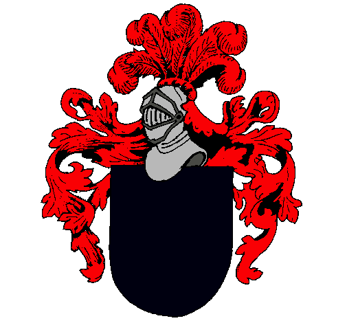 Escudo de armas y casco