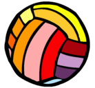 Dibujo Pelota de voleibol pintado por johanerasmo