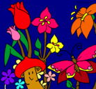Dibujo Fauna y flora pintado por sheedaly